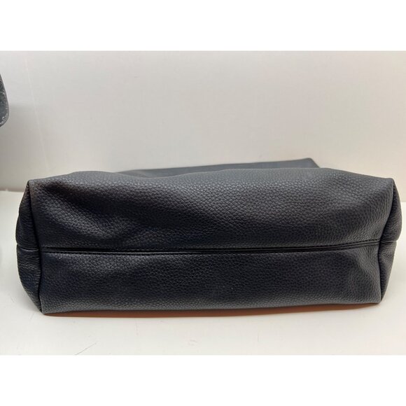 Aldo 2-Piece Black Leather Tote & Pouch Set With Gold Chain Strap - Picture 11 of 13